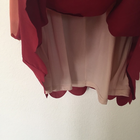 Altar’d State Ruffle Layer Dress With Ribbon - Picture 4 of 6